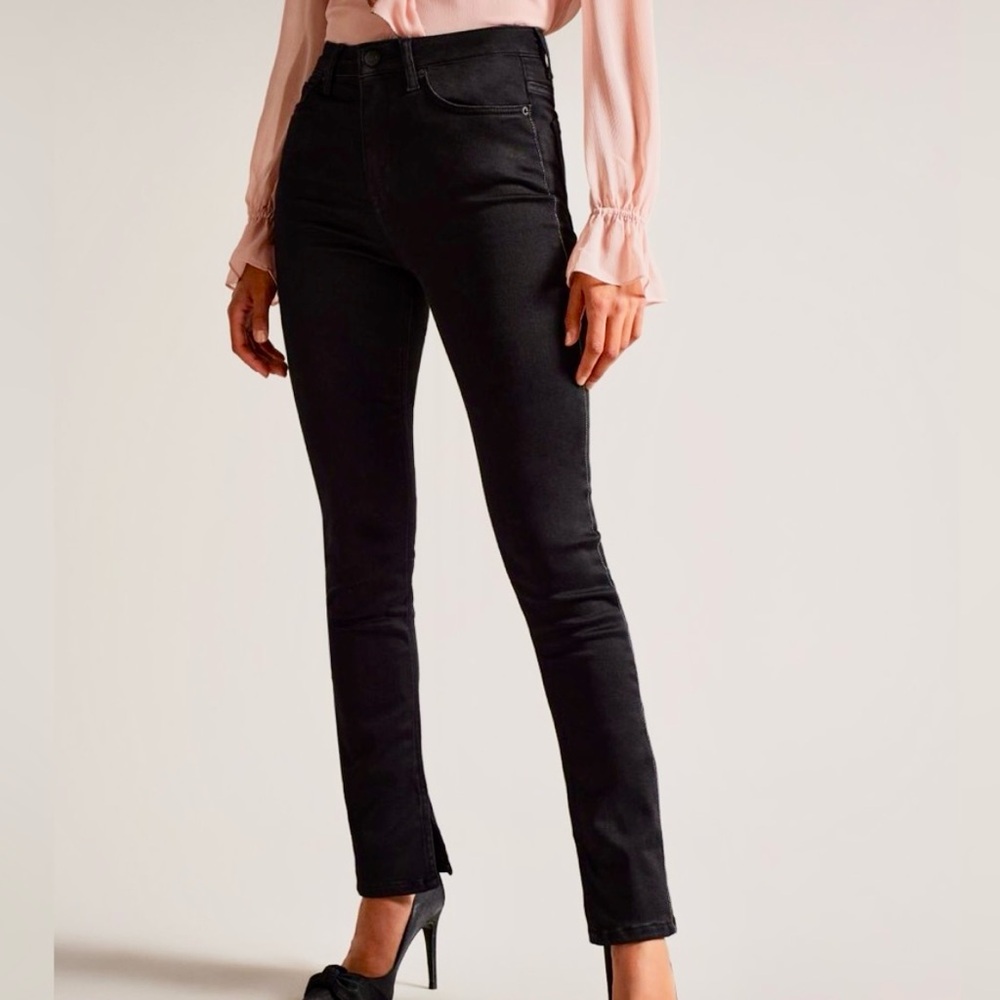 Ted Baker London Anetaa Slim Sateen Finish High-Rise Jeans Size 28